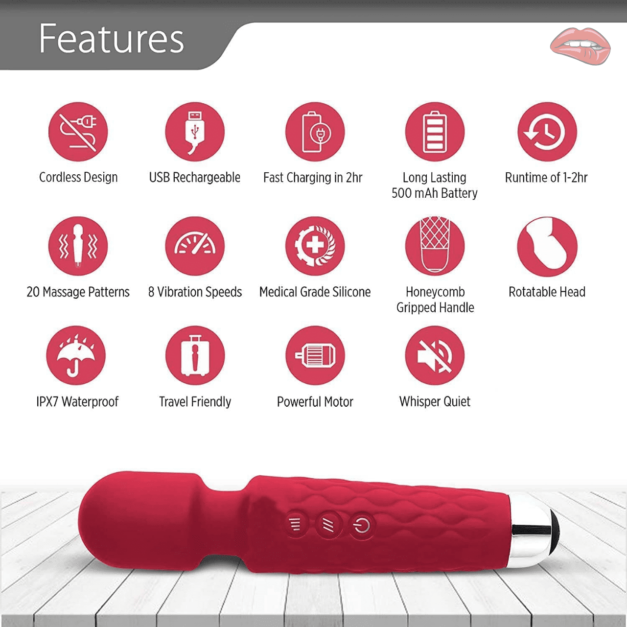Powerful Vibrator With 9 Different Vibrations. - Image 3