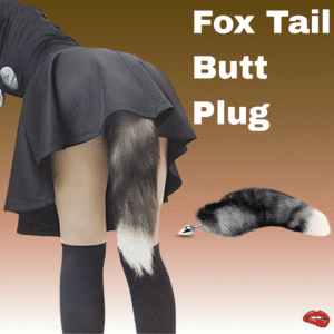 Fox Tail Butt Plug Premium Anal Toy for Couples.