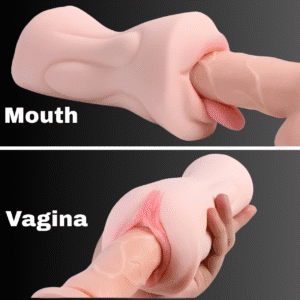 2 In 1 Vagina and Mouth Male Masturbator